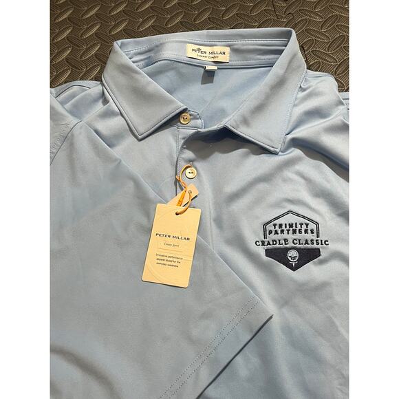 NWT Peter Millar Men's Solid Performance Jersey Polo Cradle Classics size XXL - Picture 5 of 8